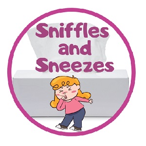 Sniffles and Sneezes Badge