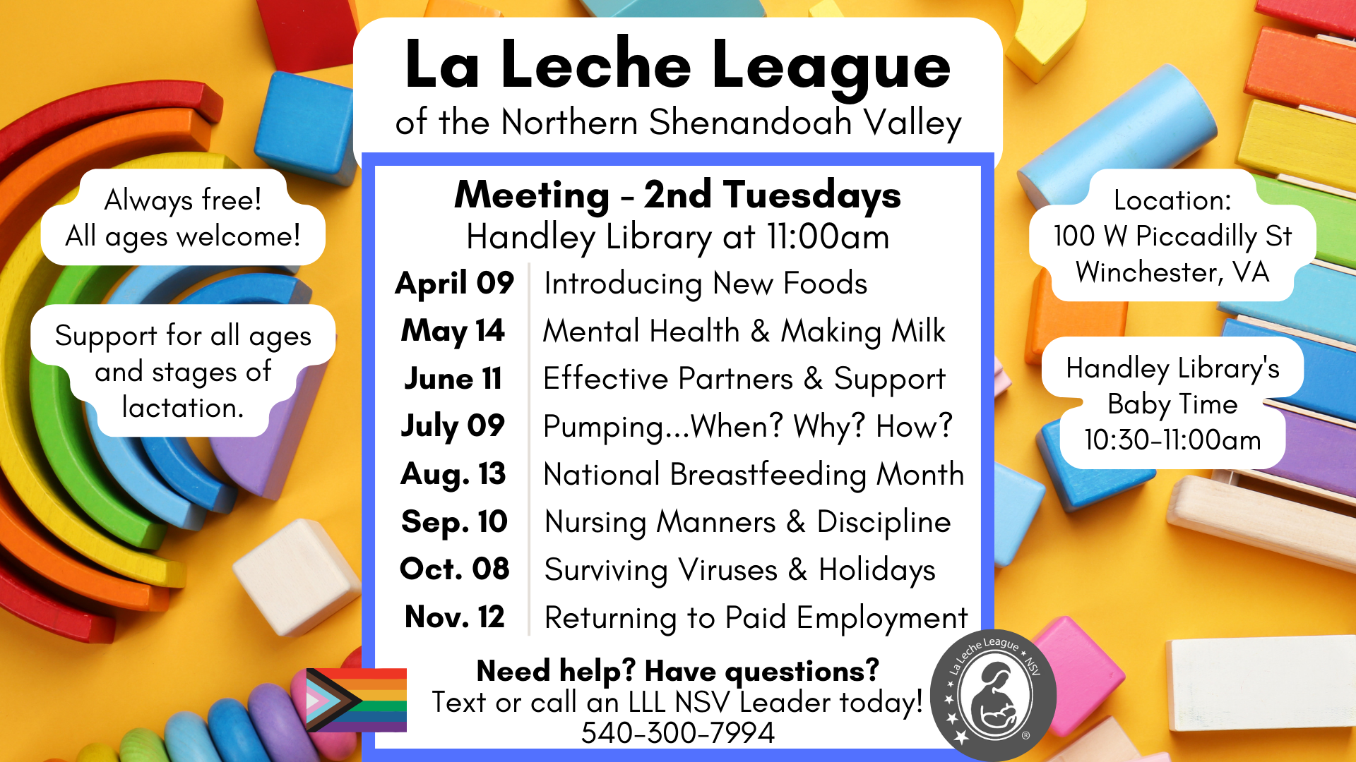 La Leche League Slide