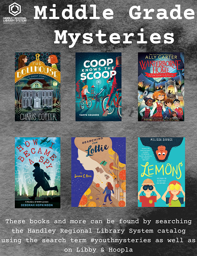 Middle Grade Mysteries Book Covers