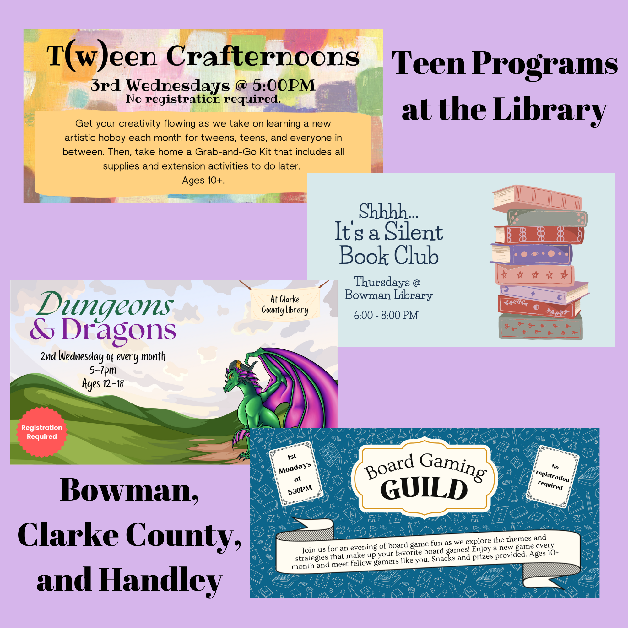 Teen Programs at the Library