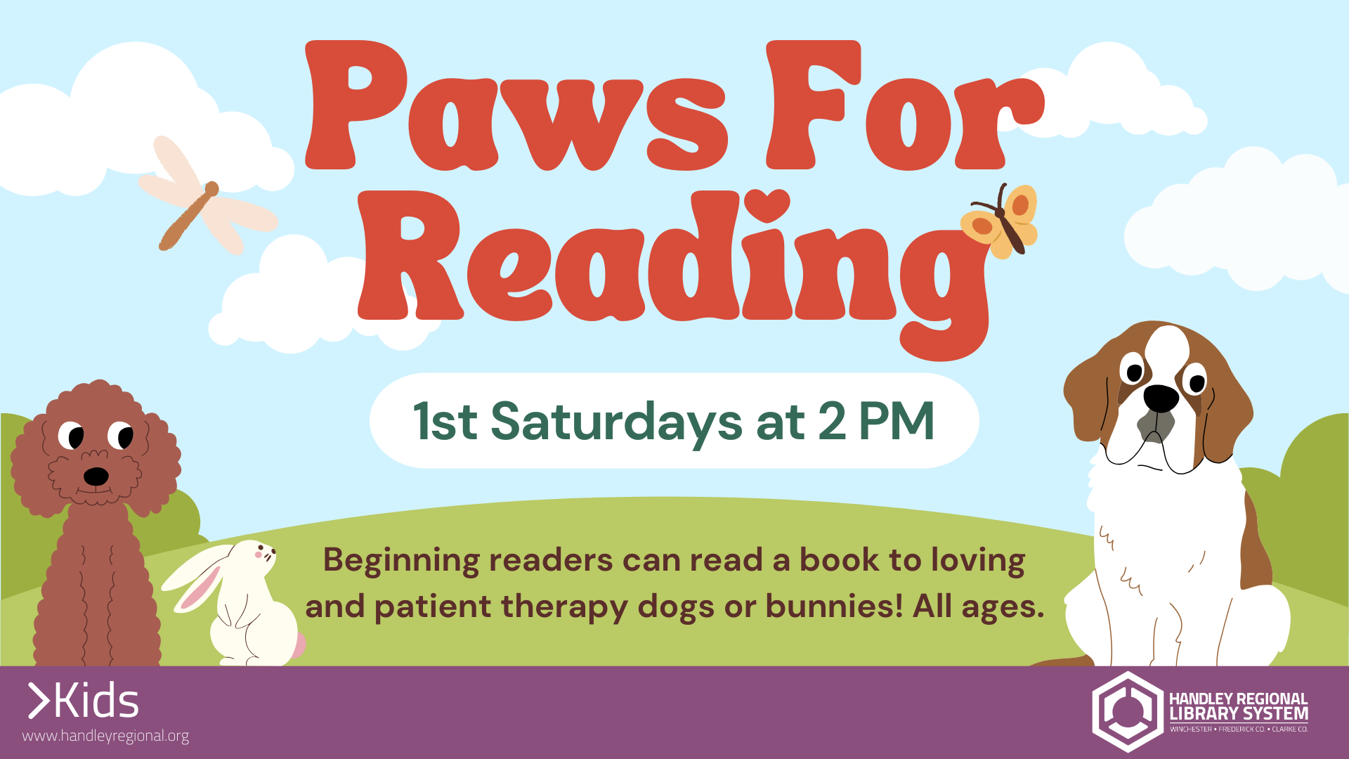 Paws for reading Marketing