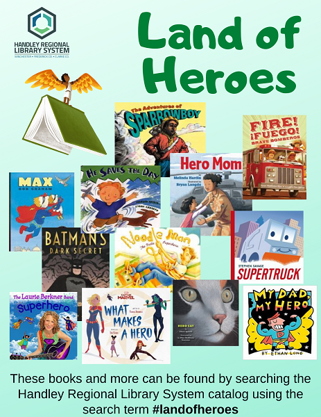 Land of Heroes Book Graphic for Pre-Readers