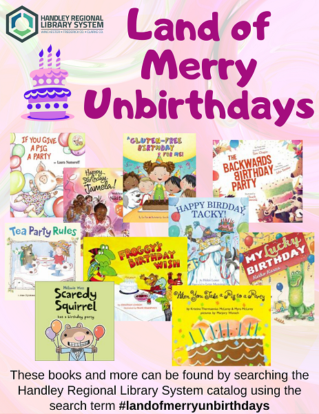 Land of unbirthdays book Graphic for Pre-Readers