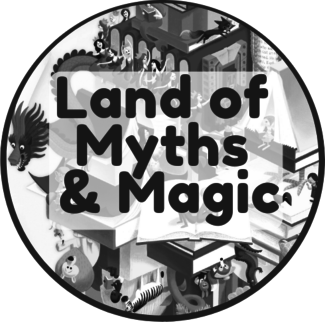 Land of Myths Black and White Pre-Reader