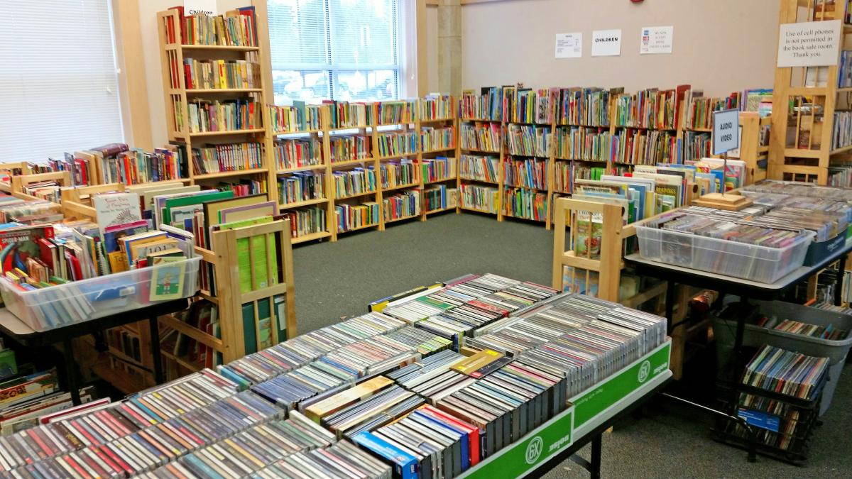 book sale room