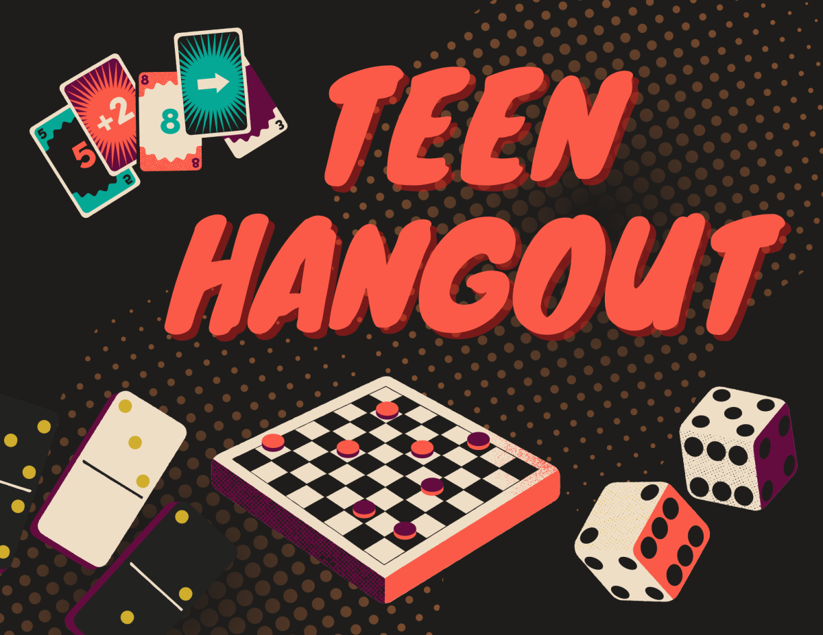 The program title Teen Hangout with game icons 